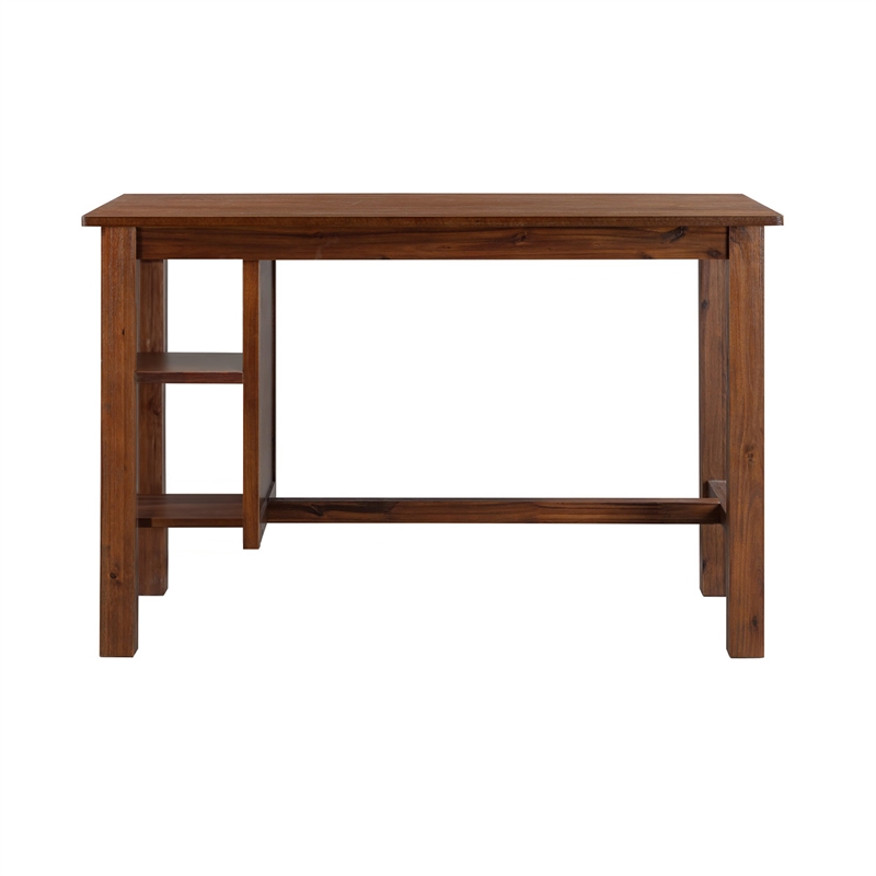 Boraam Brittany Rectangular Desk Table - Chestnut Wire-Brush Finish