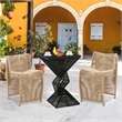 Lorenzo Iron Rope 3pc Pub Set - Tan Finish