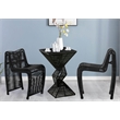 Lorenzo Iron Rope 3pc Pub Set - Black Finish