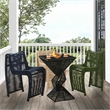 Lorenzo Iron Rope 3pc Pub Set - Blue Finish