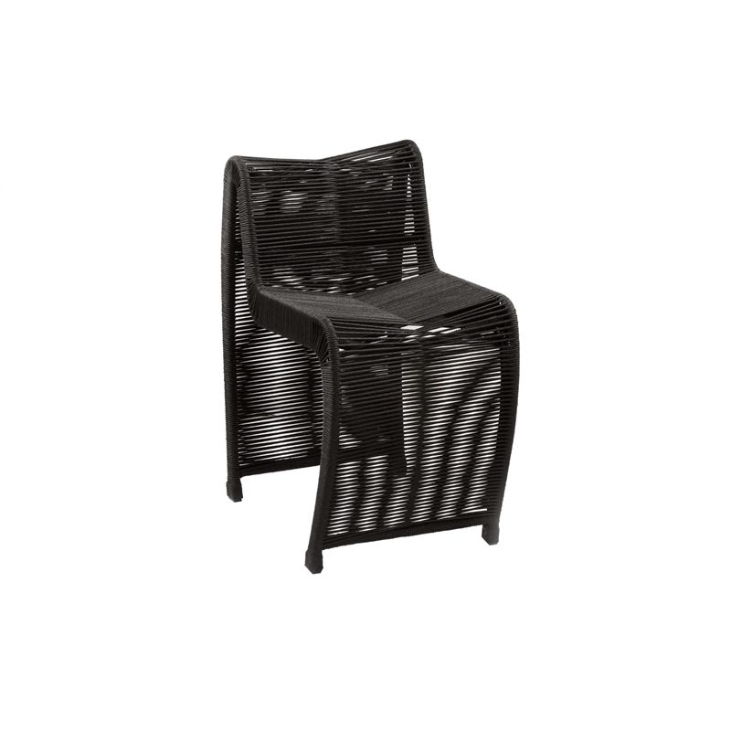 Lorenzo Iron Rope 5pc Pub Set - Black Finish