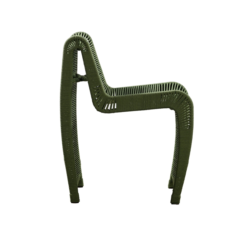 Lorenzo Iron Rope 5pc Pub Set - Olive Green Finish