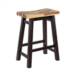 Boraam Sonoma Backless Saddle Counter Stool - Blended Espresso Finish