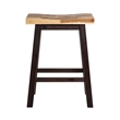 Boraam Sonoma Backless Saddle Counter Stool - Blended Espresso Finish