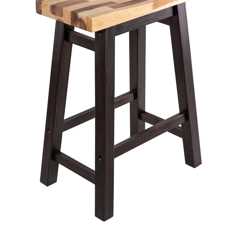 Boraam Sonoma Backless Saddle Counter Stool - Blended Espresso Finish