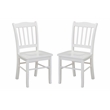 Boraam Shaker Dining Chairs Set of 2 Cream Finish