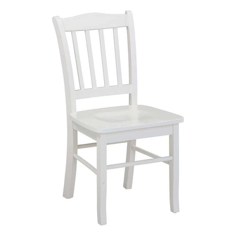 Boraam Shaker Dining Chairs Set of 2 Cream Finish