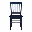 Boraam Shaker Dining Chairs Set of 2 in Navy Blue Finish