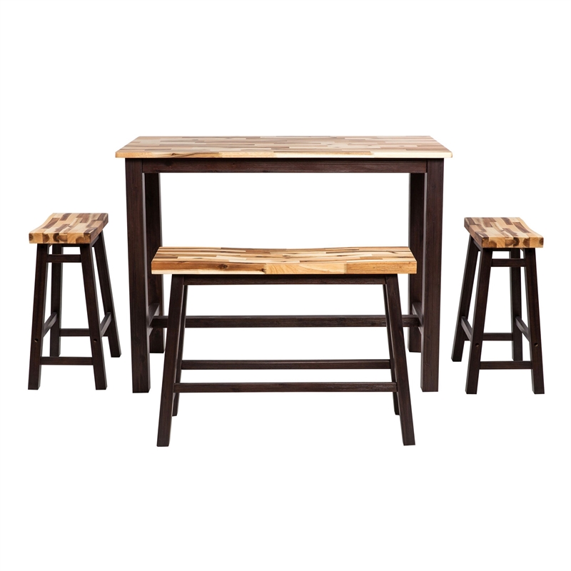 Boraam Sonoma 4pc Pub Set - Blended Espresso Finish