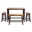 Boraam Sonoma 4pc Pub Set - Blended Espresso Finish