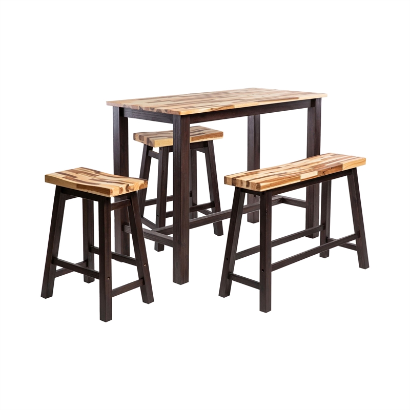 Boraam Sonoma 4pc Pub Set - Blended Espresso Finish