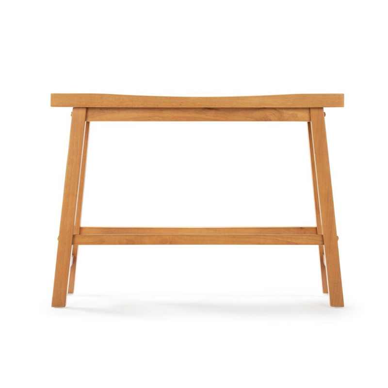 Boraam Sonoma Backless Bench - Honey Oak