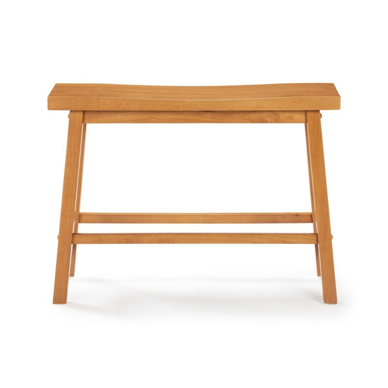 Boraam Sonoma Backless Bench - Honey Oak