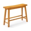 Boraam Sonoma Backless Bench - Honey Oak