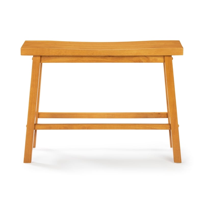 Boraam Sonoma Backless Bench - Honey Oak