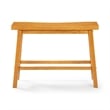 Boraam Sonoma Backless Bench - Honey Oak