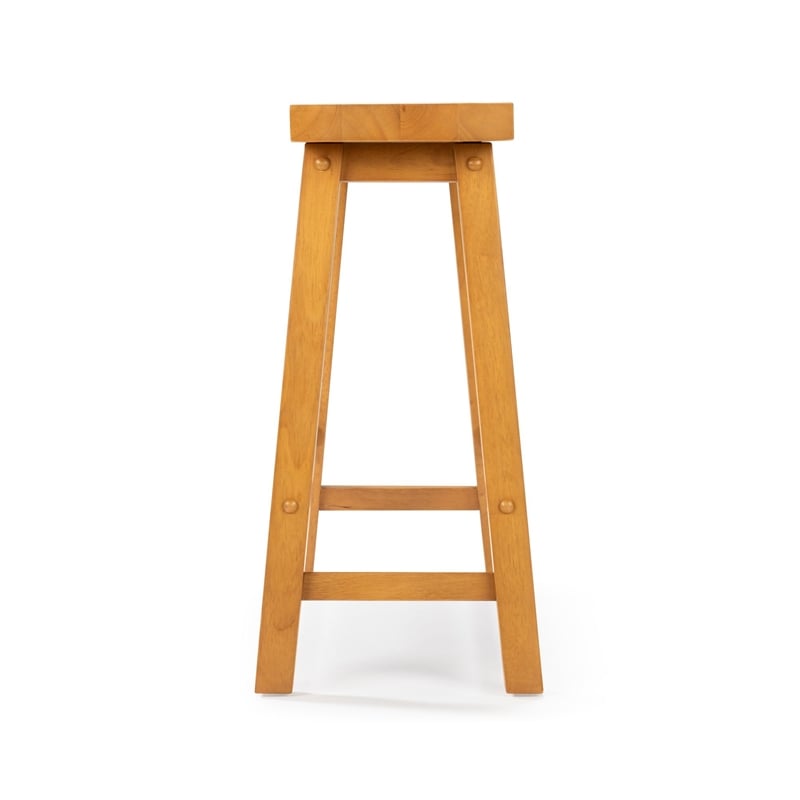 Boraam Sonoma Backless Bench - Honey Oak