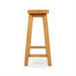Boraam Sonoma Backless Bench - Honey Oak