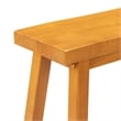 Boraam Sonoma Backless Bench - Honey Oak
