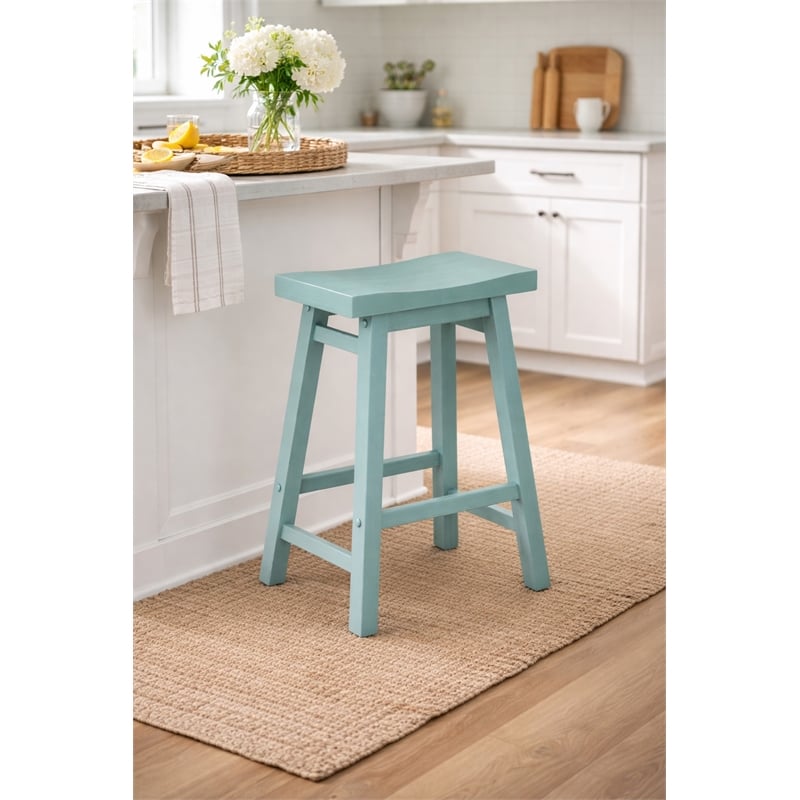 Boraam Sonoma Backless Saddle Counter Stool - Aspen Valley