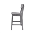 Boraam Torino Wood Counter Stool - Charcoal Grey