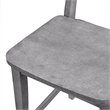 Boraam Torino Wood Counter Stool - Charcoal Grey