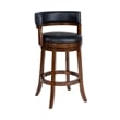 Boraam Balen Swivel Bar Stool -Cappuccino Finish