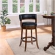 Boraam Balen Swivel Bar Stool -Cappuccino Finish