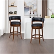 Boraam Balen Swivel Bar Stool -Cappuccino Finish