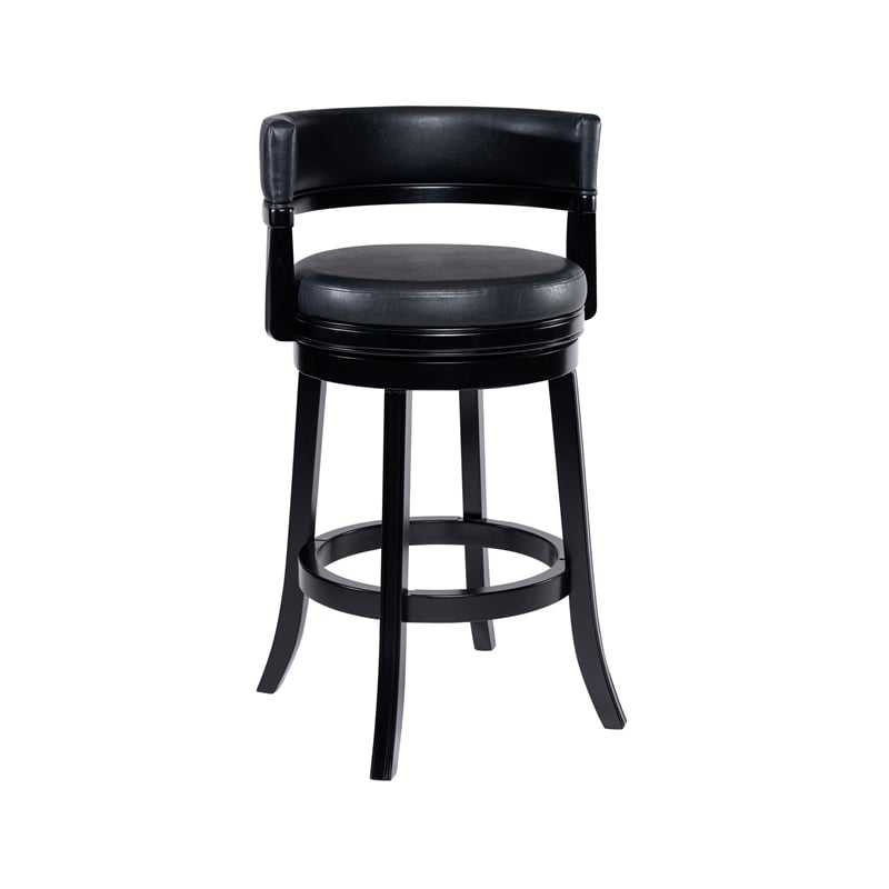 Boraam Balen Bar Height Swivel Stool - Black