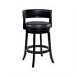 Boraam Balen Bar Height Swivel Stool - Black