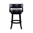 Boraam Balen Bar Height Swivel Stool - Black