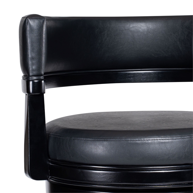 Boraam Balen Bar Height Swivel Stool - Black