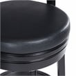 Boraam Balen Bar Height Swivel Stool - Black