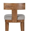 Boraam Theodora T- Back Bar Stool with Wood Seat Frame and Cushion