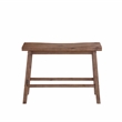 Sonoma Backless Bench - Barnwood Wire-Brush