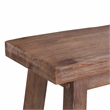 Sonoma Backless Bench - Barnwood Wire-Brush