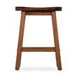 Sonoma Backless Saddle Counter Stool - Burnt Chestnut