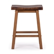 Sonoma Backless Saddle Counter Stool - Burnt Chestnut