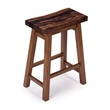 Sonoma Backless Saddle Counter Stool - Burnt Chestnut