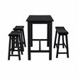 Sonoma 4pc Pub Set - Black Charcoal