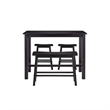Sonoma 4pc Pub Set - Black Charcoal