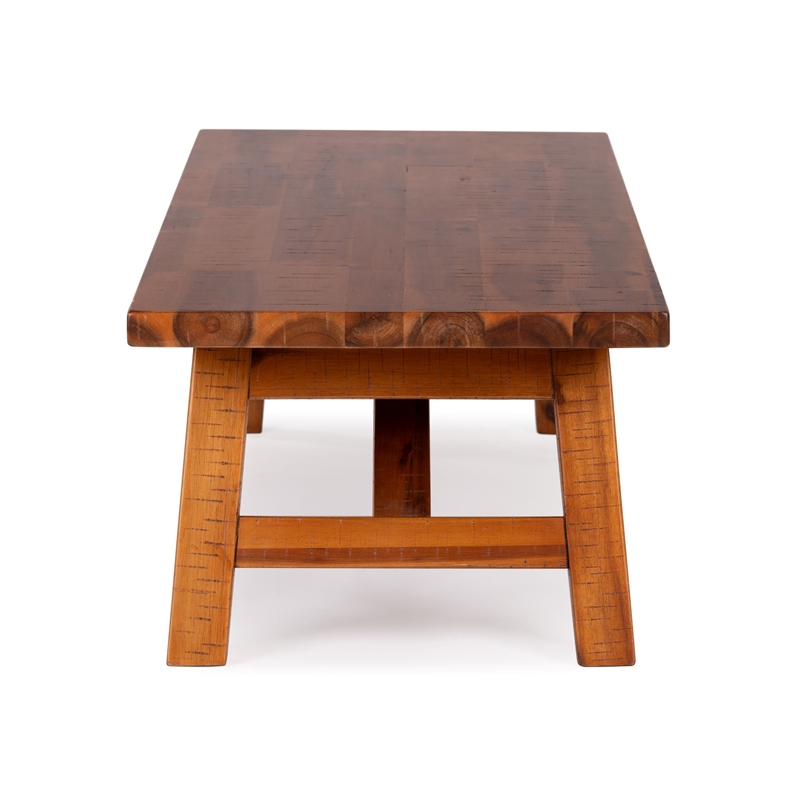 Rasmus Accent Plant Table - Distressed Walnut