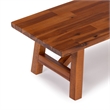 Rasmus Accent Plant Table - Distressed Walnut