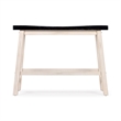 Sonoma Backless Bench - Antique White/European Black