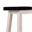 Sonoma Backless Bench - Antique White/European Black
