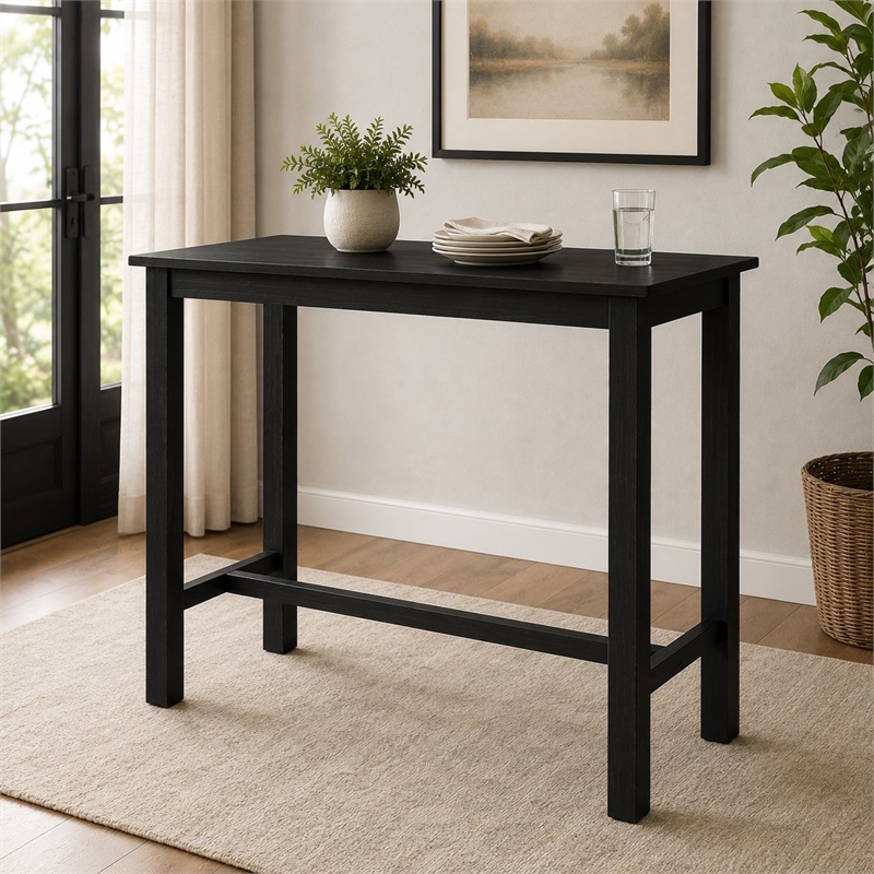 Sonoma Pub Table - Black Charcoal