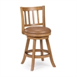 Sheldon Swivel Counter Stool - Chestnut Wire-Brush