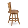 Sheldon Swivel Counter Stool - Chestnut Wire-Brush