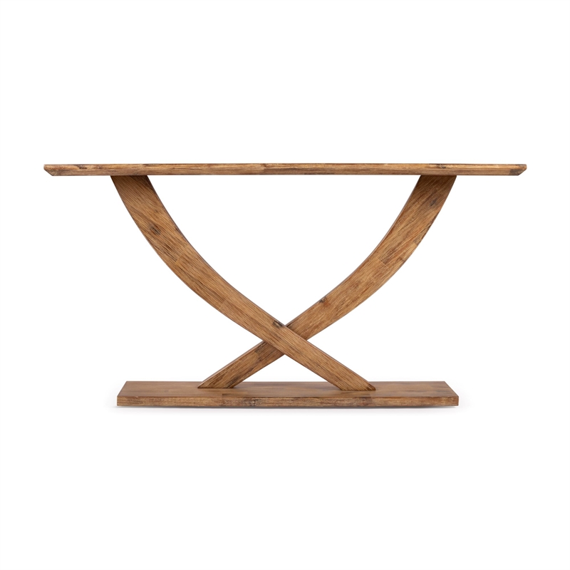 Rasmus Console Table - Barnwood Wire-Brush